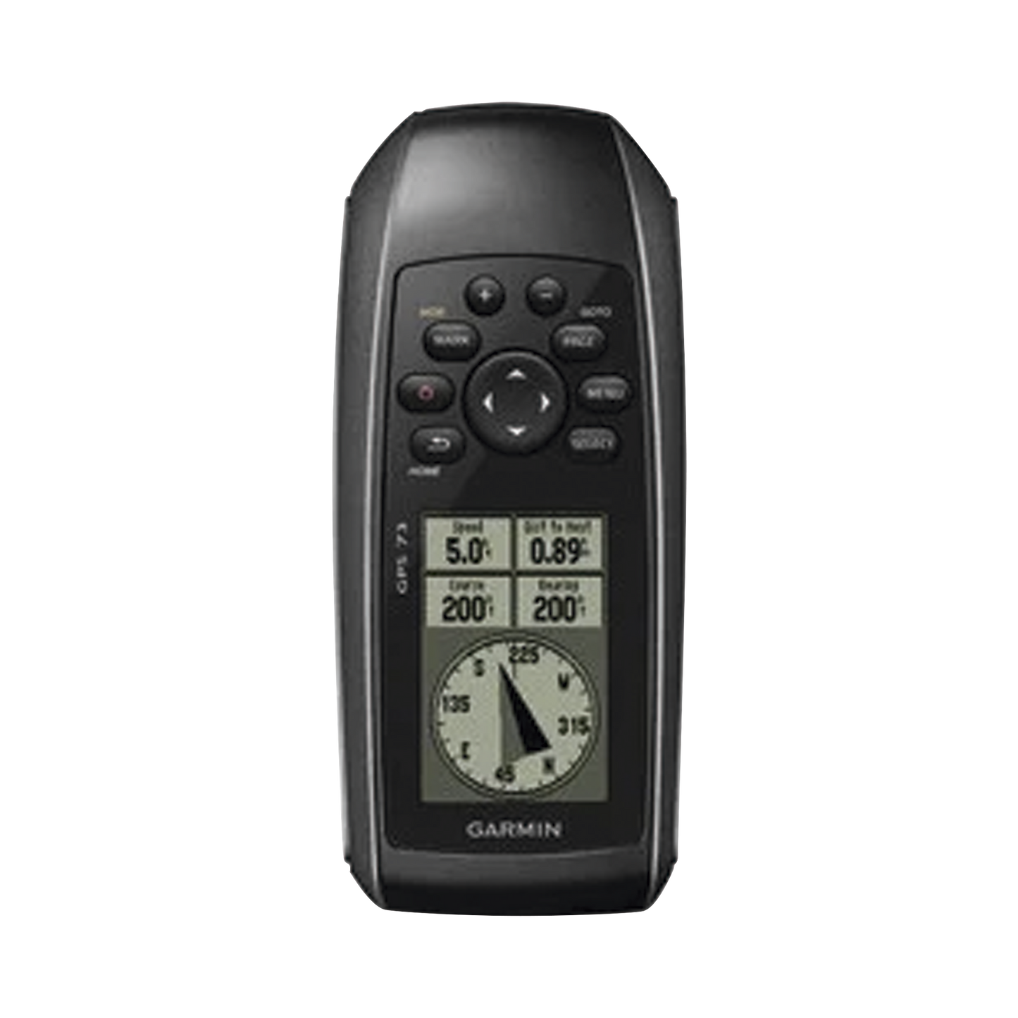 10-01504-00 - GPSMAP 73 Portátil / Pantalla LCD 4 Niveles de Gris / Resolución 128 x 160 Píxeles / Autonomía +18 Horas / Resistencia al Agua IPX7 / Receptor de Alta Sensibilidad / 1000 Waypoints / 100 Tracks / Flotante / Calendario de Caza y