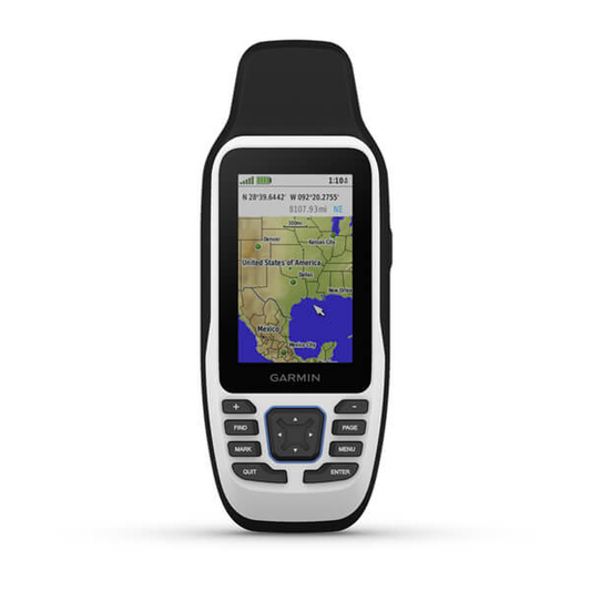 GPS Portátil GPSMAP® 79 / Pantalla TFT Transflectiva de 3" / Resolución 240 x 400 píxeles / Brújula de Tres Ejes / Memoria 8 GB / Autonomía Hasta 19 Horas / Resistente IPX7 / MIL-STD-810