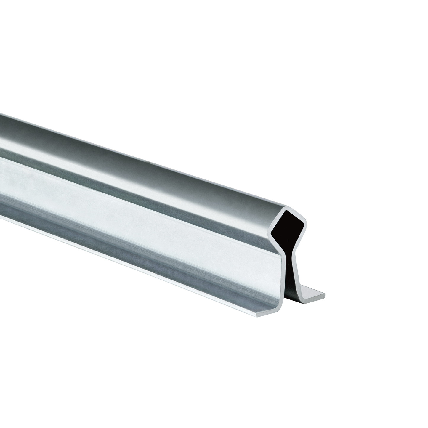1020-1910-001 - Guía de Piso Para Ruedas Tipo V de 6m / Para Empotrar / Fabricada en Acero Galvanizado