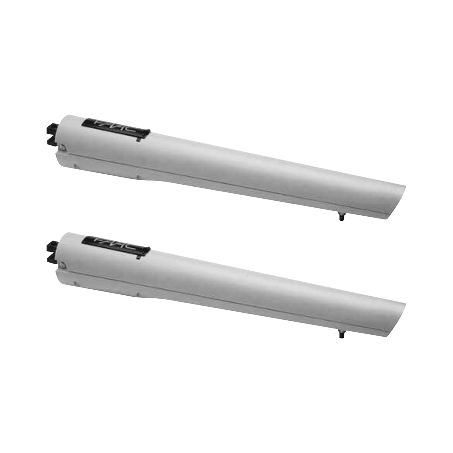 10599807 - Kit de Operadores FAAC S418 para Puertas Abatibles de hasta 2.7m y 300Kg / Con Capacidad de Respaldo de Baterías y Desbloqueo Manual