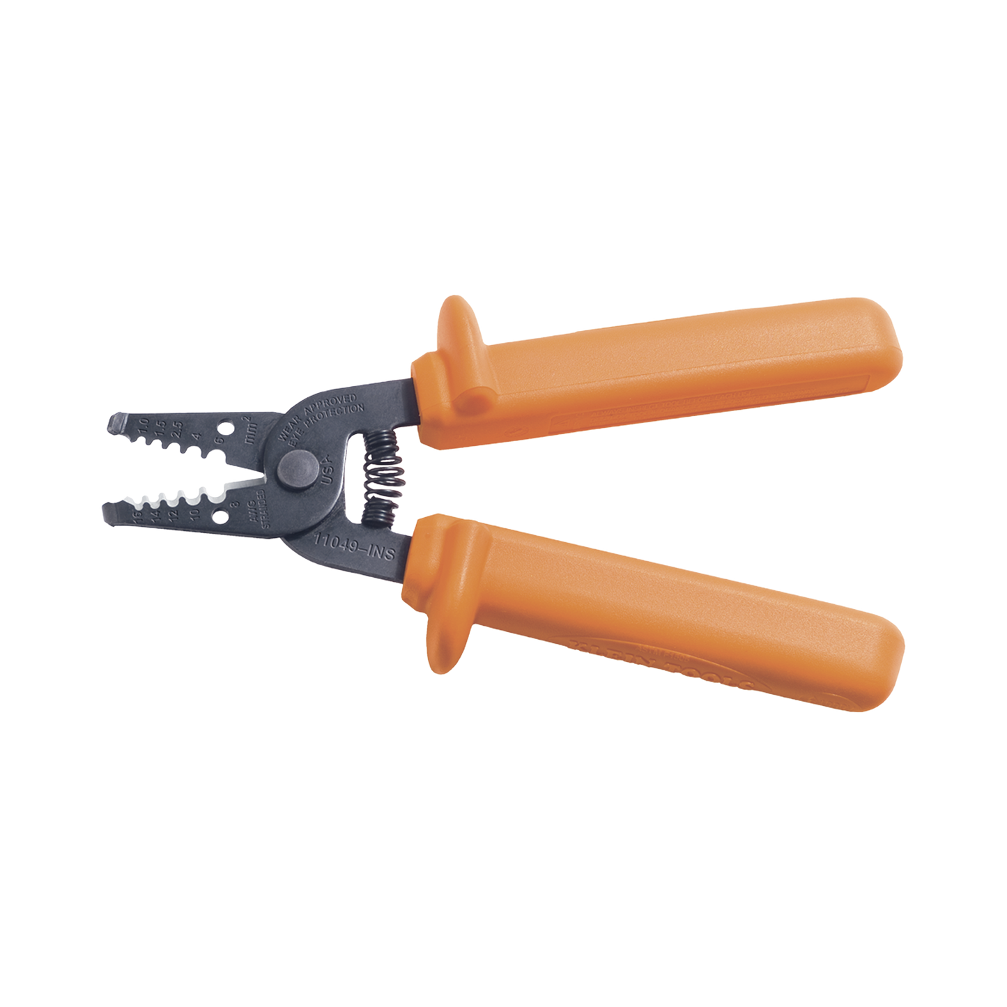 11049-INS Pelacables/Cortacables para Cable trenzado de 8-16 AWG, de 7.