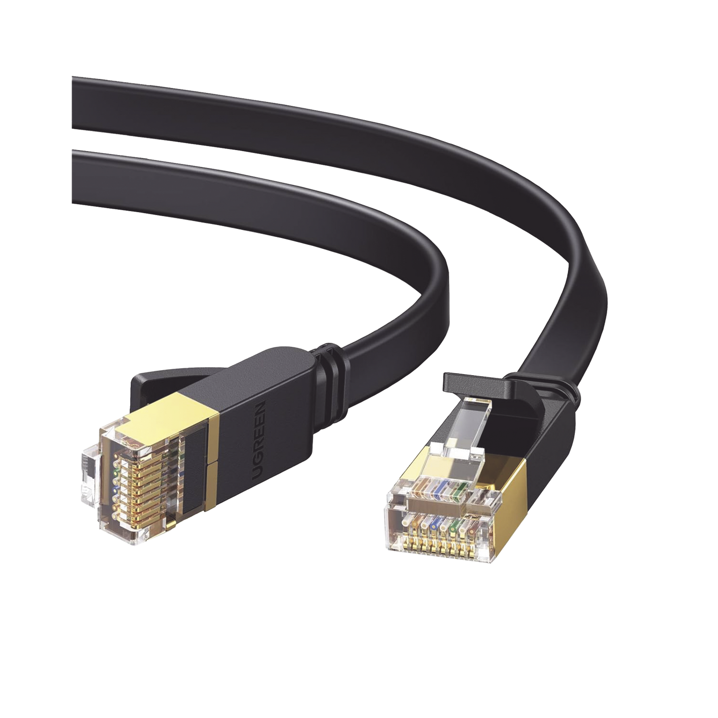 11261 - Cable Ethernet Plano Cat7 U/FTP 10 Gigabit 600MHz 2 Metros (6.56 Pies)