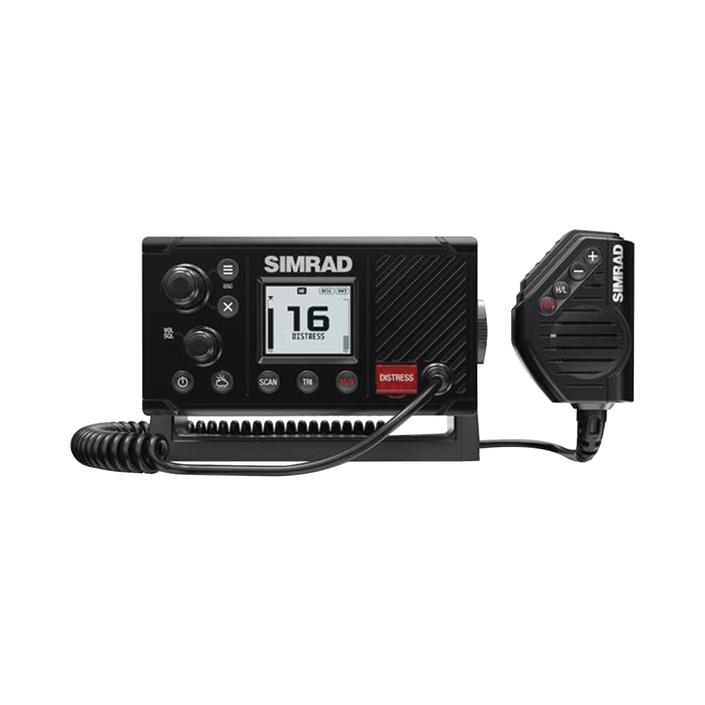 000-14491-001 - Radio Marina RS20S / Pantalla Alta Visibilidad con Modo Noche / Clase D DSC Aprobado / Receptor GPS Integrado / Conectividad NMEA 2000 / Micrófono de 4 Botones / Instalación Bracket o Flush-Mount