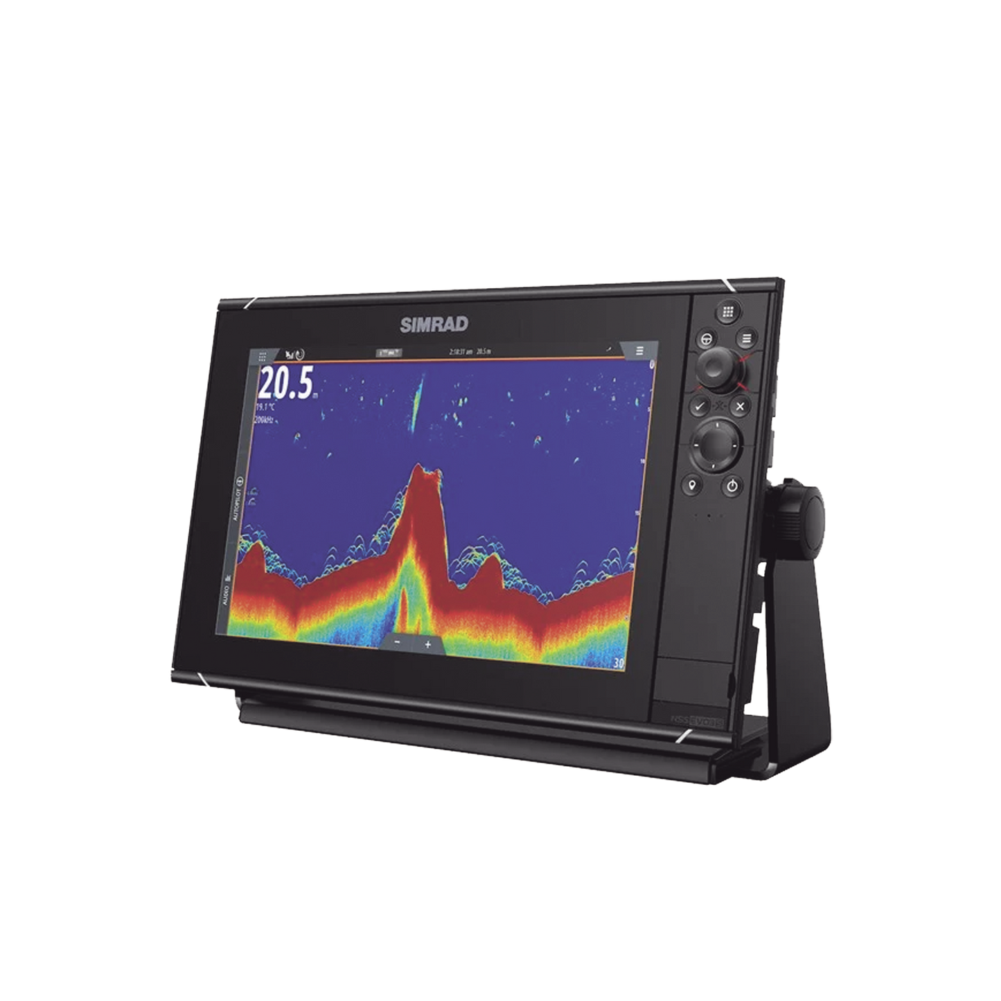 000-15403-002 - Pantalla Náutica NSS12 evo3S / Pantalla SolarMAX IPS 12 Pulgadas / Procesador iMX 8 / Ecosonda Integrada 1kW CHIRP / Conectividad Inalámbrica / Cartografía C-MAP® Preinstalada / Compatibilidad con Accesorios Simrad / Montaje Flush