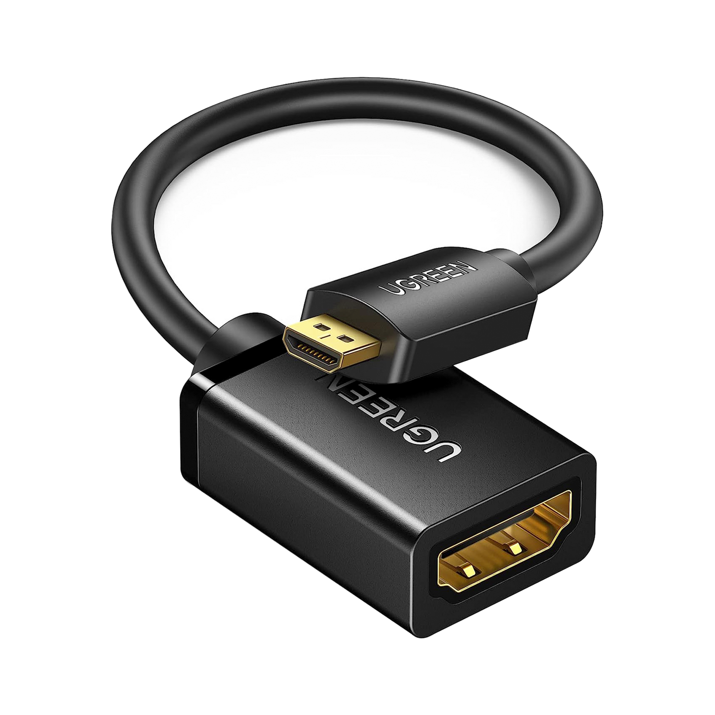 15844 Adaptador Micro HDMI a HDMI (HDMI Tipo D) / 18Gbps / 4K@60Hz / HDR / Tecnología 3D / ARC / Carcasa PC+ABS / HDCP/ Longitud de 22 cm