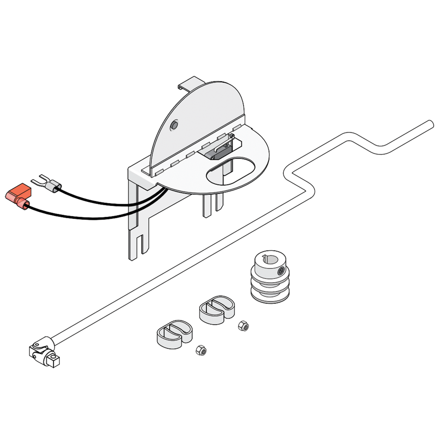 1601-270 - Kit de operación manual para barrera 1601