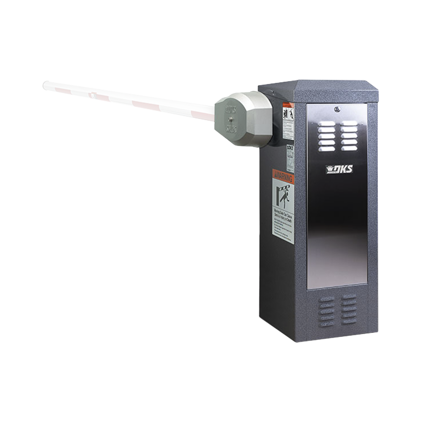 1601-480 - Barrera Vehicular Gris / Uso Intensivo Continuo / Compatible con Mástil de hasta 14 ft / 4.26 m (No incluido) / Bajo mantenimiento / Garantia 5 años