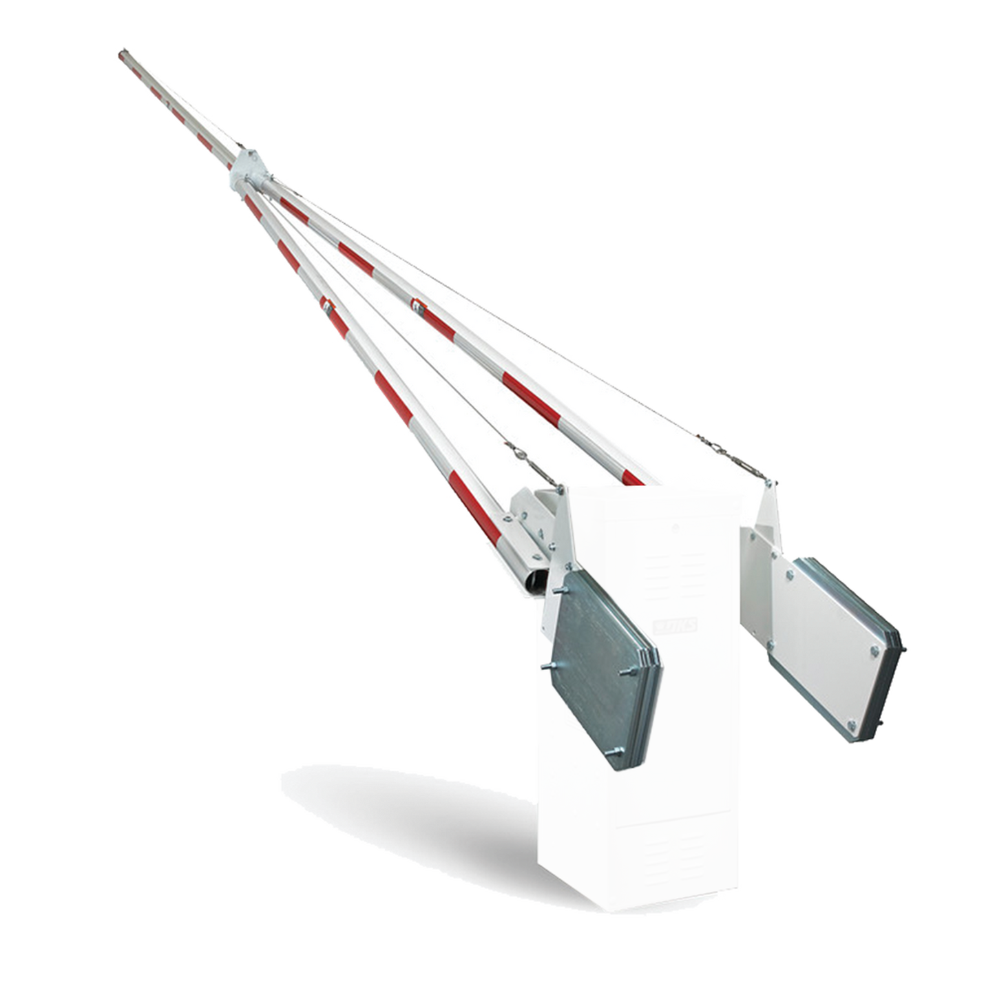 1602-166 Mástil tubular de aluminio de 27 ft para barreras Doorking 1602