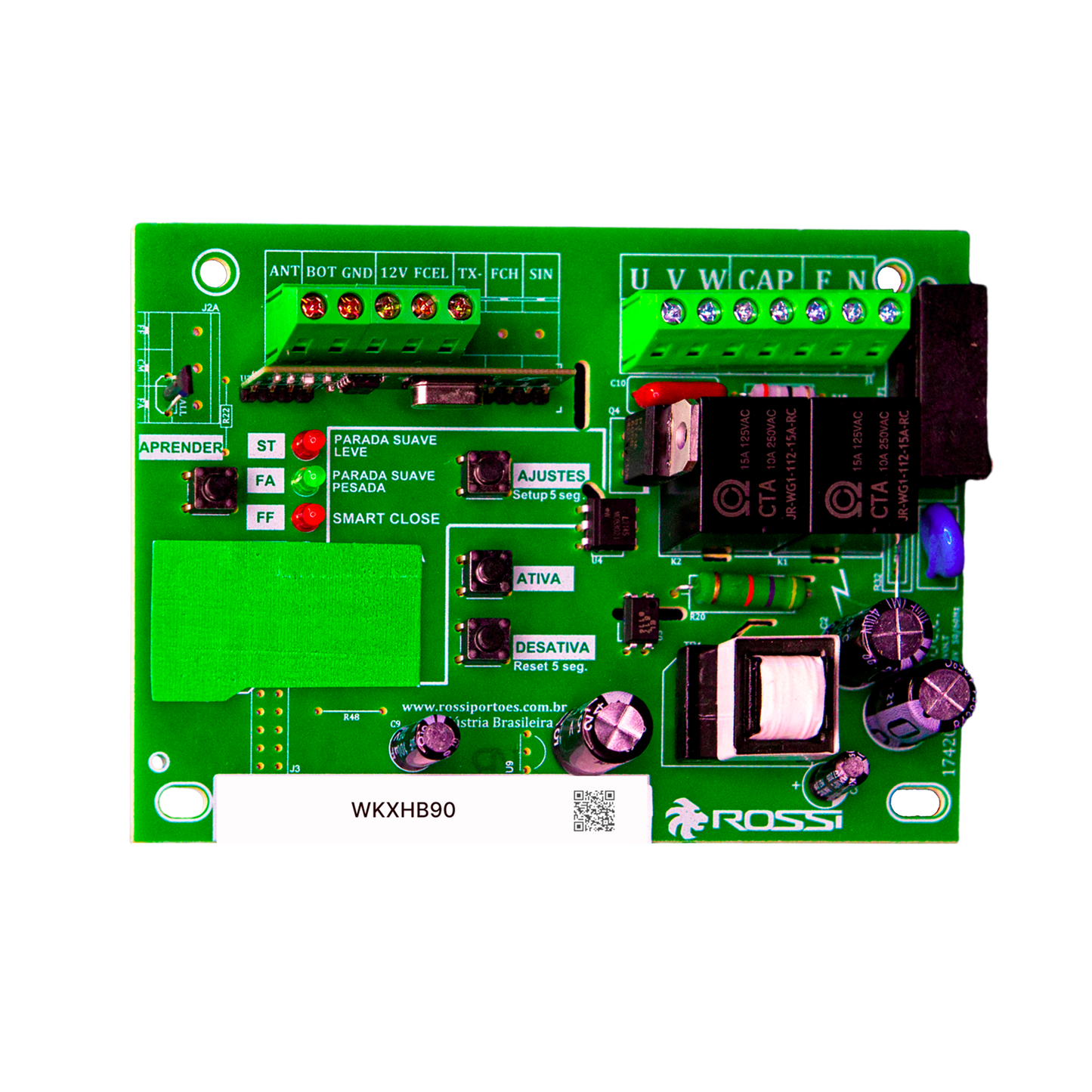 17498 - Tarjeta Electronica NKXH30 433 MHZ (Turbo) / Para Motor ROSSI E-15582