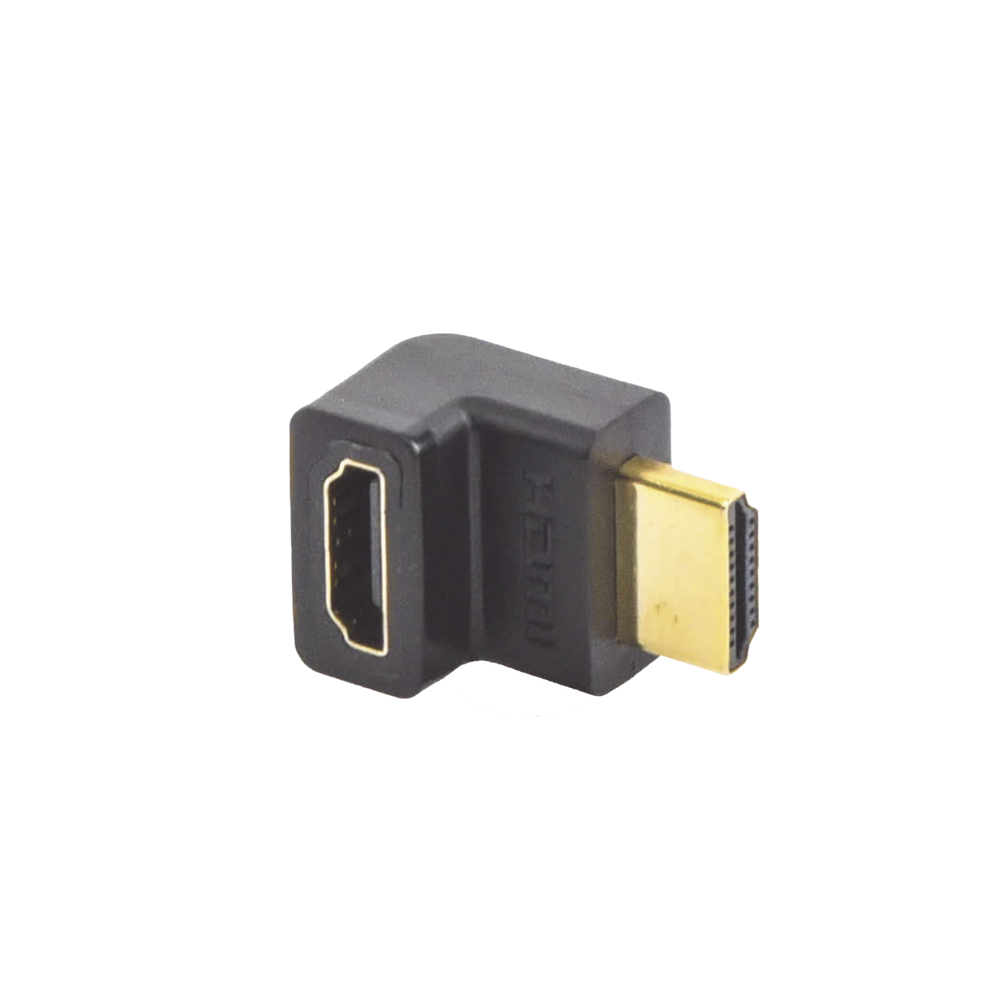 20110 - Adaptador HDMI de 90 Grados Macho a Hembra / Hacia Arriba / HDMI 2.0 4K@60Hz / Proporciona Flexibilidad Sin Doblar los Cables HDMI