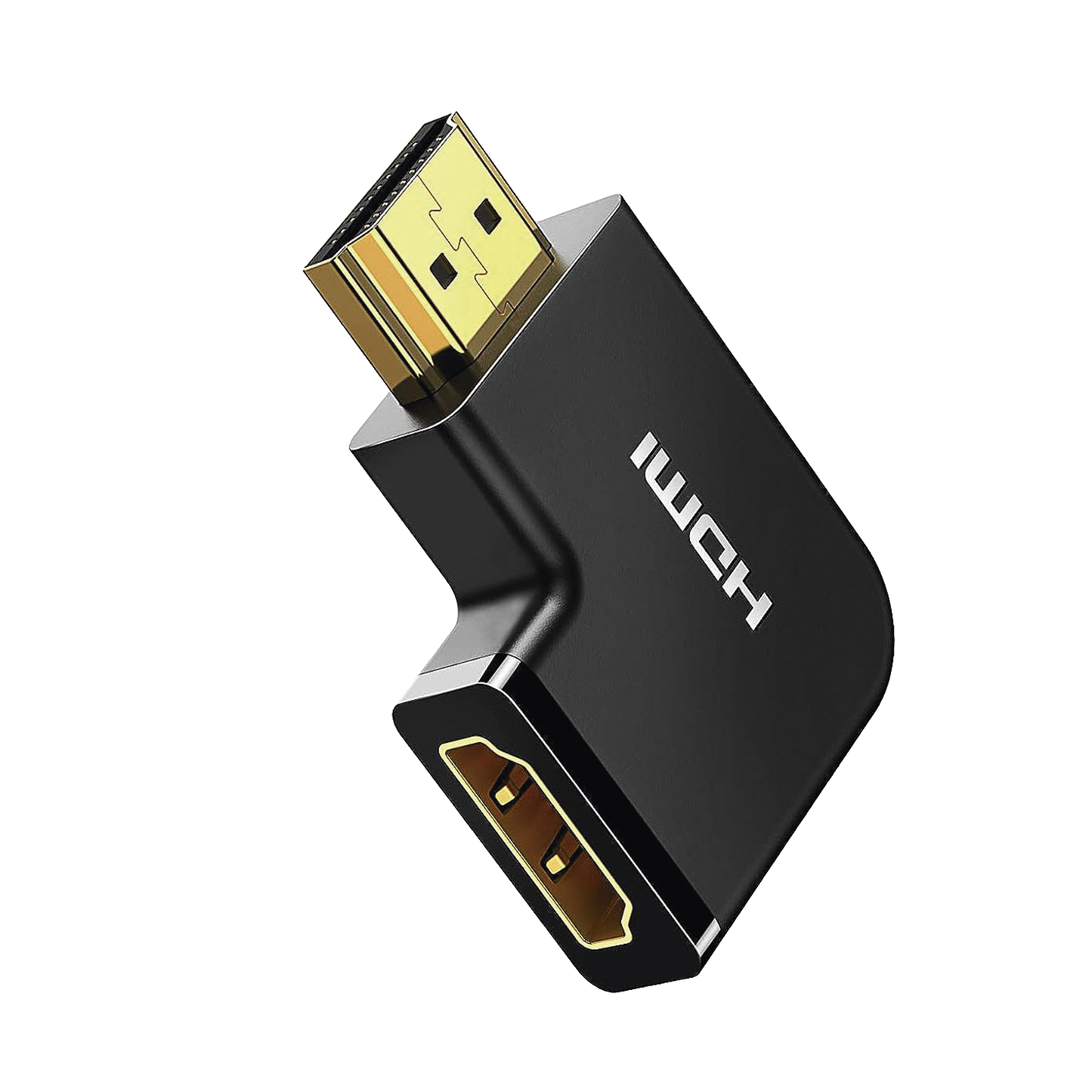 20112 Adaptador HDMI Tipo L Macho a Hembra / Hacia Abajo / HDMI 2.0 4K@60Hz / Proporciona Flexibilidad Sin Doblar los Cables HDMI
