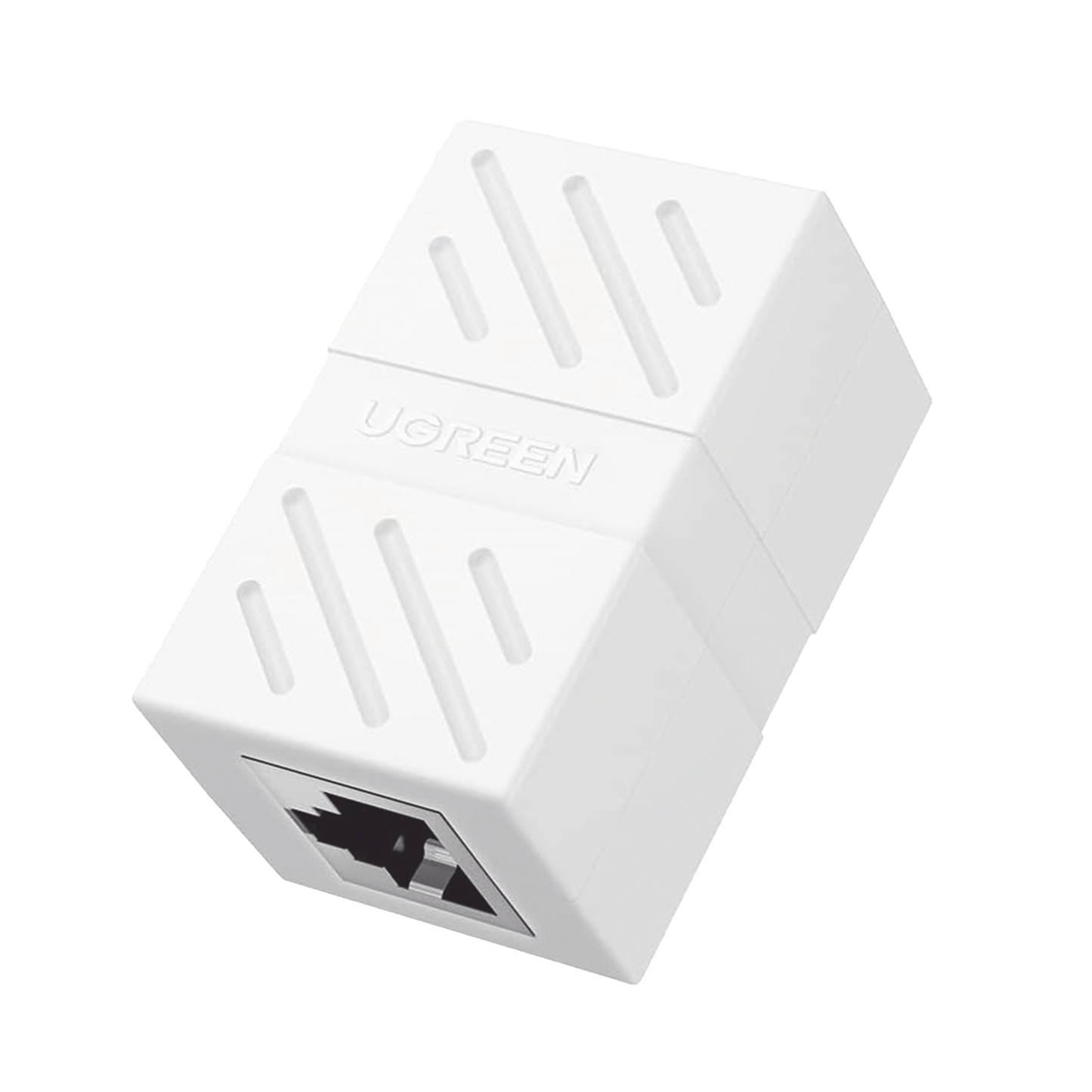 20311 - Acoplador (Extensor de Cable Ethernet RJ45 a RJ45) | 1000Mbps | Compatibilidad con Cat7 Cat6A Cat6 Cat5e | Compatible con POE | Ign�fugo | ABS | Color Blanco