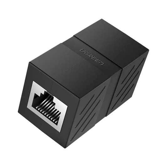 20390 Acoplador (Extensor de Cable Ethernet RJ45 a RJ45) | 1000Mbps | Compatibilidad con Cat7 Cat6A Cat6 Cat5e | Compatible con POE | Ignífugo | ABS