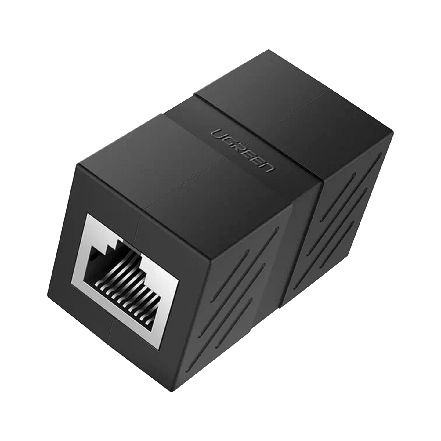 20390 - Acoplador (Extensor de Cable Ethernet RJ45 a RJ45) | 1000Mbps | Compatibilidad con Cat7 Cat6A Cat6 Cat5e | Compatible con POE | Ign�fugo | ABS