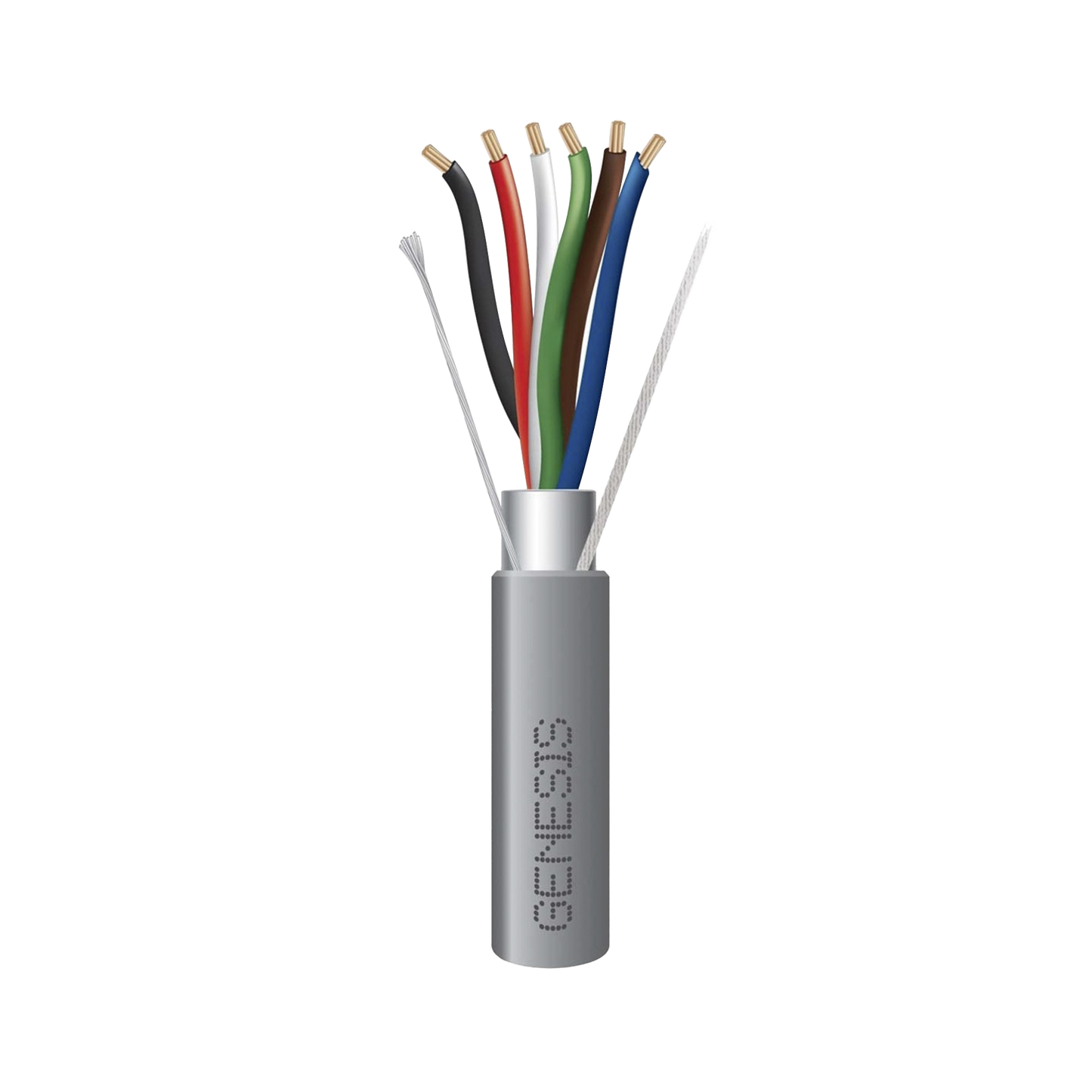 2206-1109/1000 Bobina de 305 Metros de Cable / 6 x 22 AWG Blindado / Color Gris / Para Aplicaciones de Audio, Seguridad y Control
