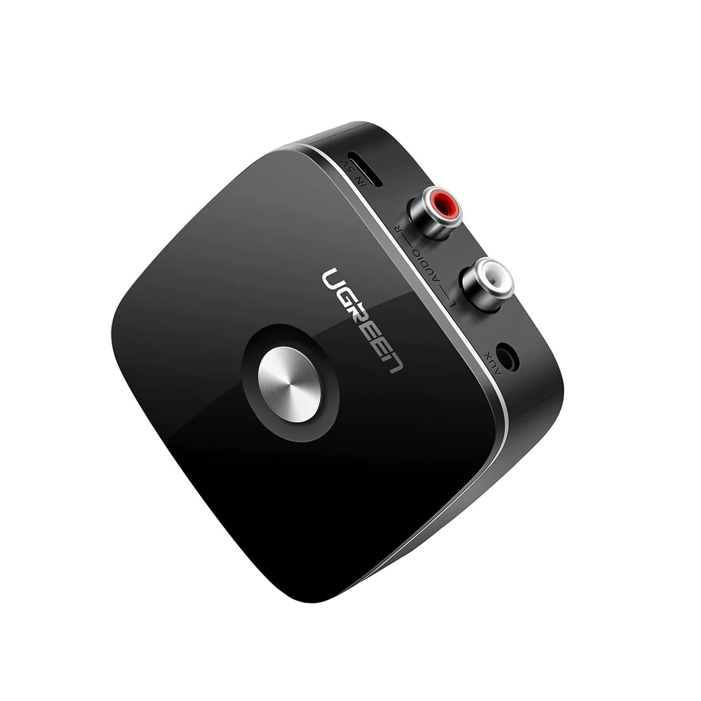 30445 - Receptor de Audio Bluetooth 5.0 a RCA o Auxiliar 3.5mm / Tecnología EDR / Reconexión Automática / Hasta 10 m / Ideal para Conectar Celulares, o Tabletas hacia alguna Bocina o Sistema de Audio