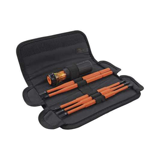 32288 Juego de Desarmadores Intercambiables con Aislamiento 8 en 1.