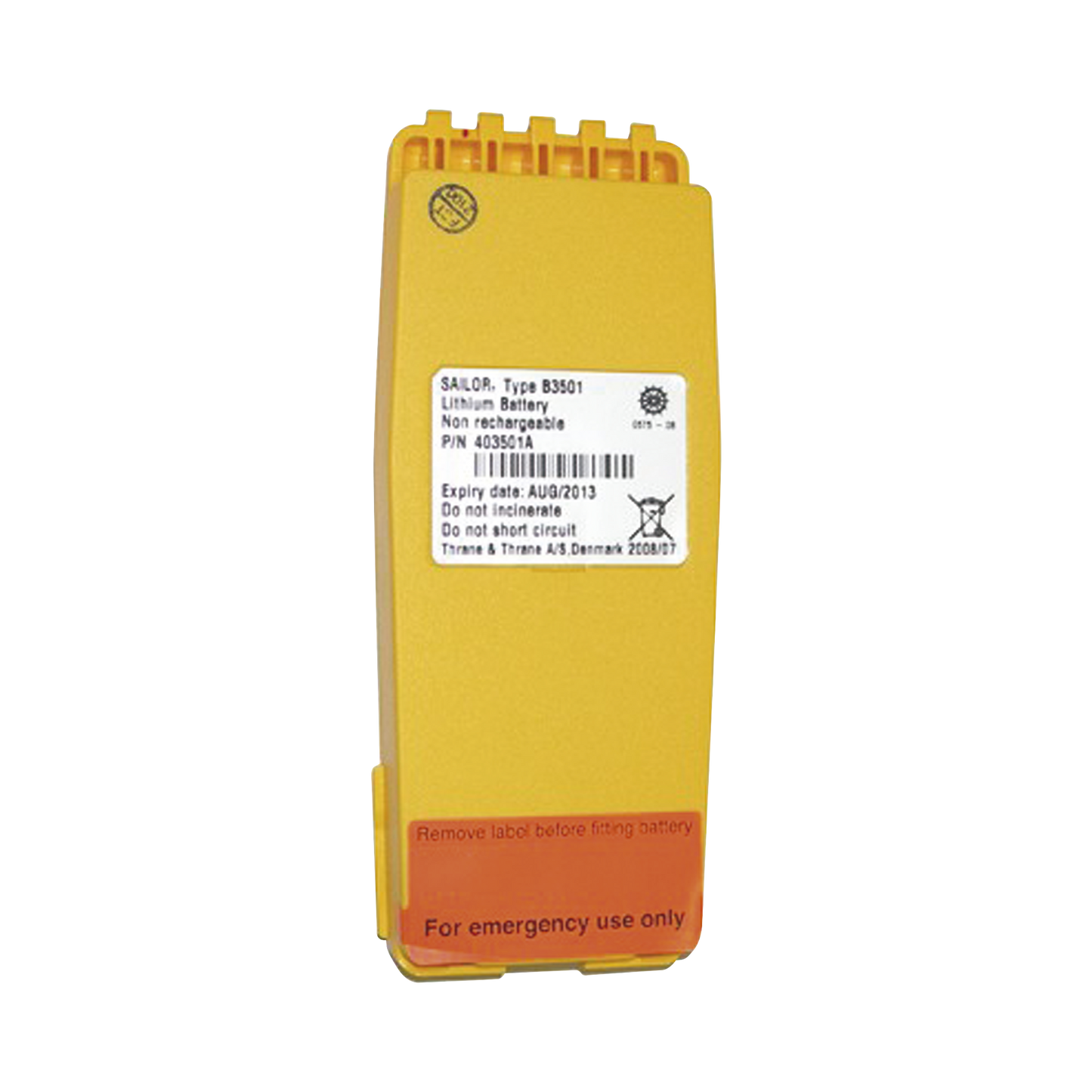 401708A-26000 - Batería primaria de Litio (no recargable),B3501A 7.2V/3000 mAh. para radios SAILOR y McMurdo