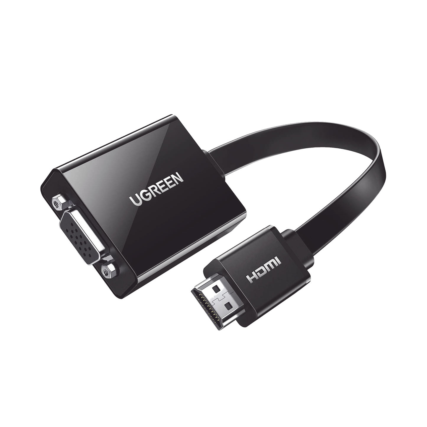 40248 - Adaptador HDMI a VGA / Resoluci�n 1080P / Audio 3.5mm / Con Puerto Micro USB para Alimentaci�n / Plug & Play / No Requiere Controlador / ABS / Flexible y Duradero
