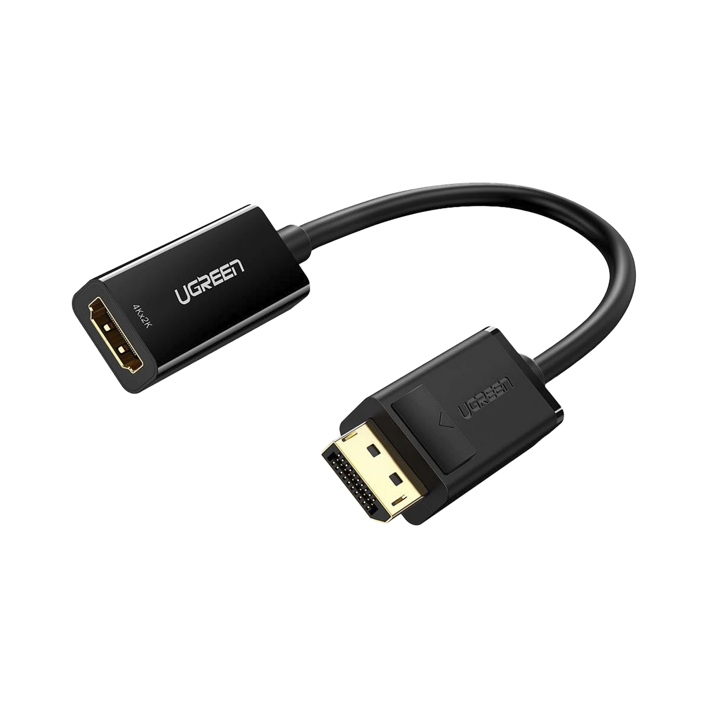 40363 Convertidor DisplayPort a HDMI 4K| 3D | HDR | Blindaje interno | Botón Liberador | Carcasa de ABS | Plug & Play | CE, FCC, RoHS | Cable de 25 cm.