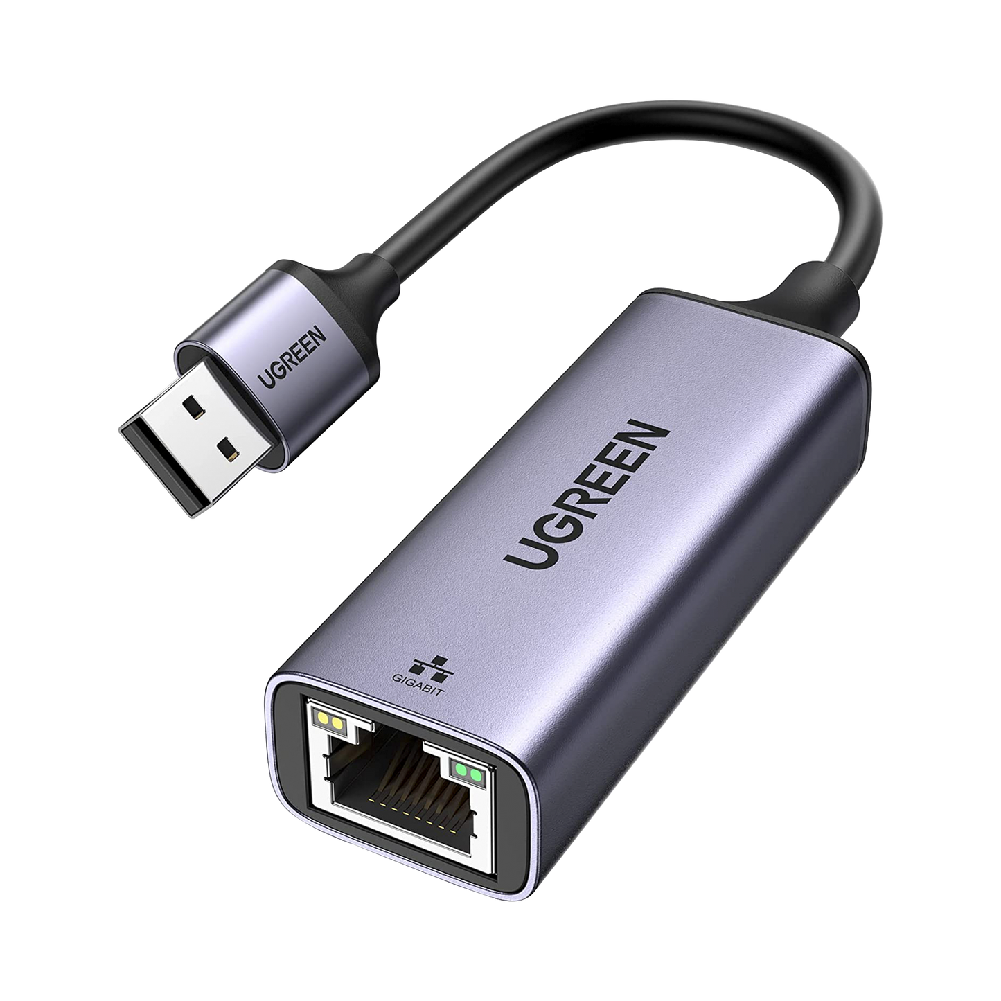50922 Adaptador de Red USB-A 3.0 a RJ45 /Admite 10/100/1000 Mbps / Caja de Aluminio / Longitud del cable 10 cm
