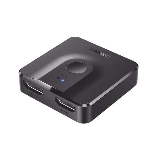 50966 Switch/Divisor HDMI 4K 60Hz (Splitter)  | Bidireccional (2 Entradas 1 Salida/1 Entrada 2 Salidas | Switch Conmutable | Led Indicador | 3D | HDR | Dolby Atmos | Potente Chip IC | Diseño Compacto | No Requiere Energía