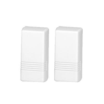 5816 Contacto Magnético Inalámbrico sin magneto / Se puede conectar otro Sensor Cableado / 2 Zonas /Batería de Larga Duración 3-5 años
