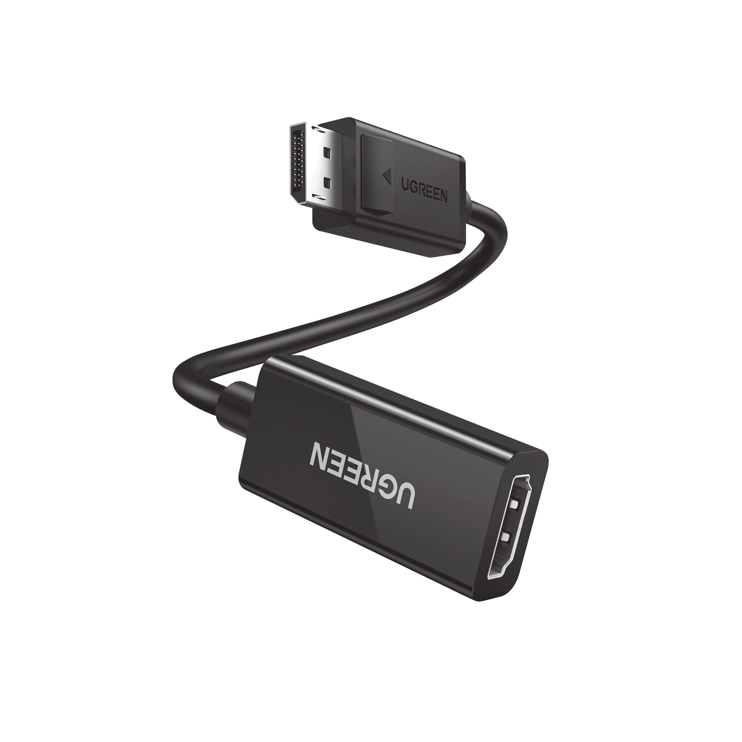 70694 - Convertidor DisplayPort a HDMI 4K@60Hz | 3D | HDR | Blindaje Interno | Bot�n Liberador | Largo 25 cm (9.84 Pulgadas) | Carcasa de ABS | Plug & Play.