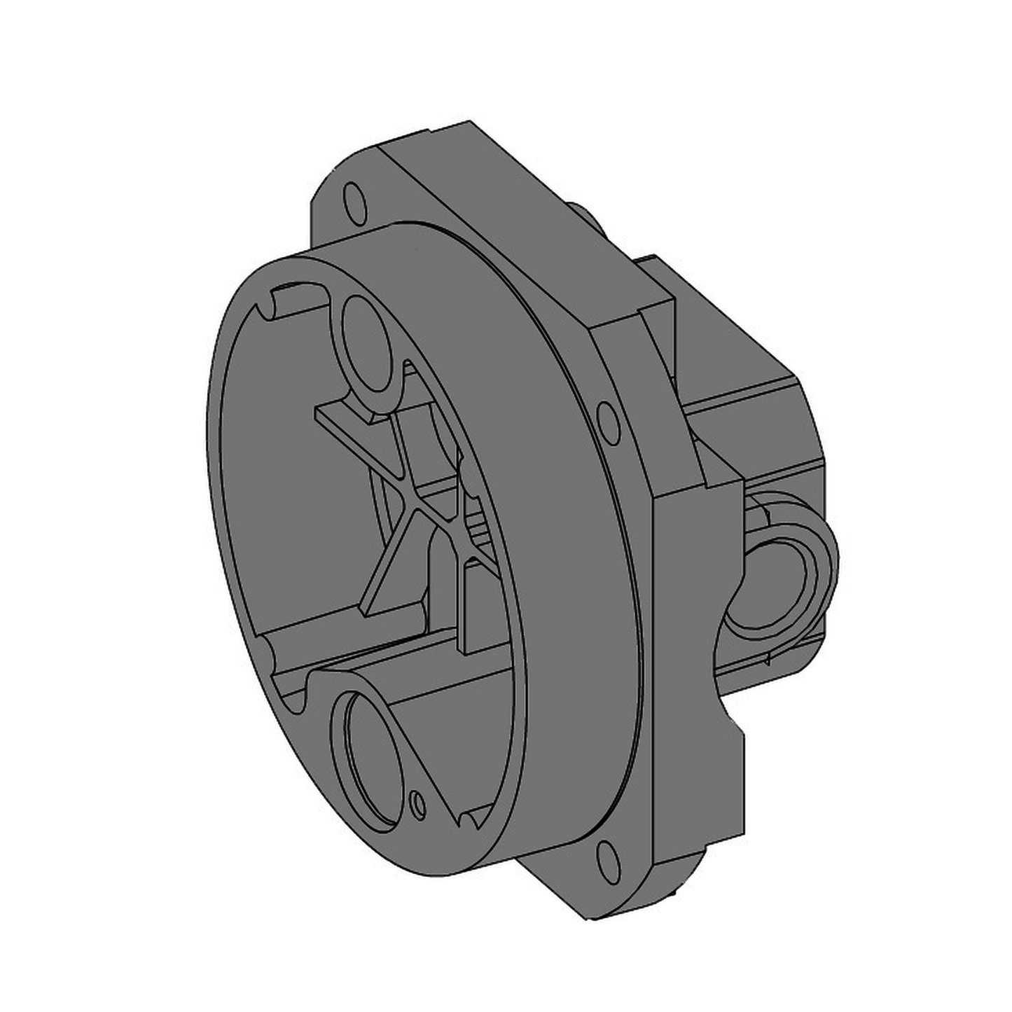 7171485 - TAPA TRASERA PARA OPERADOR FAAC 400