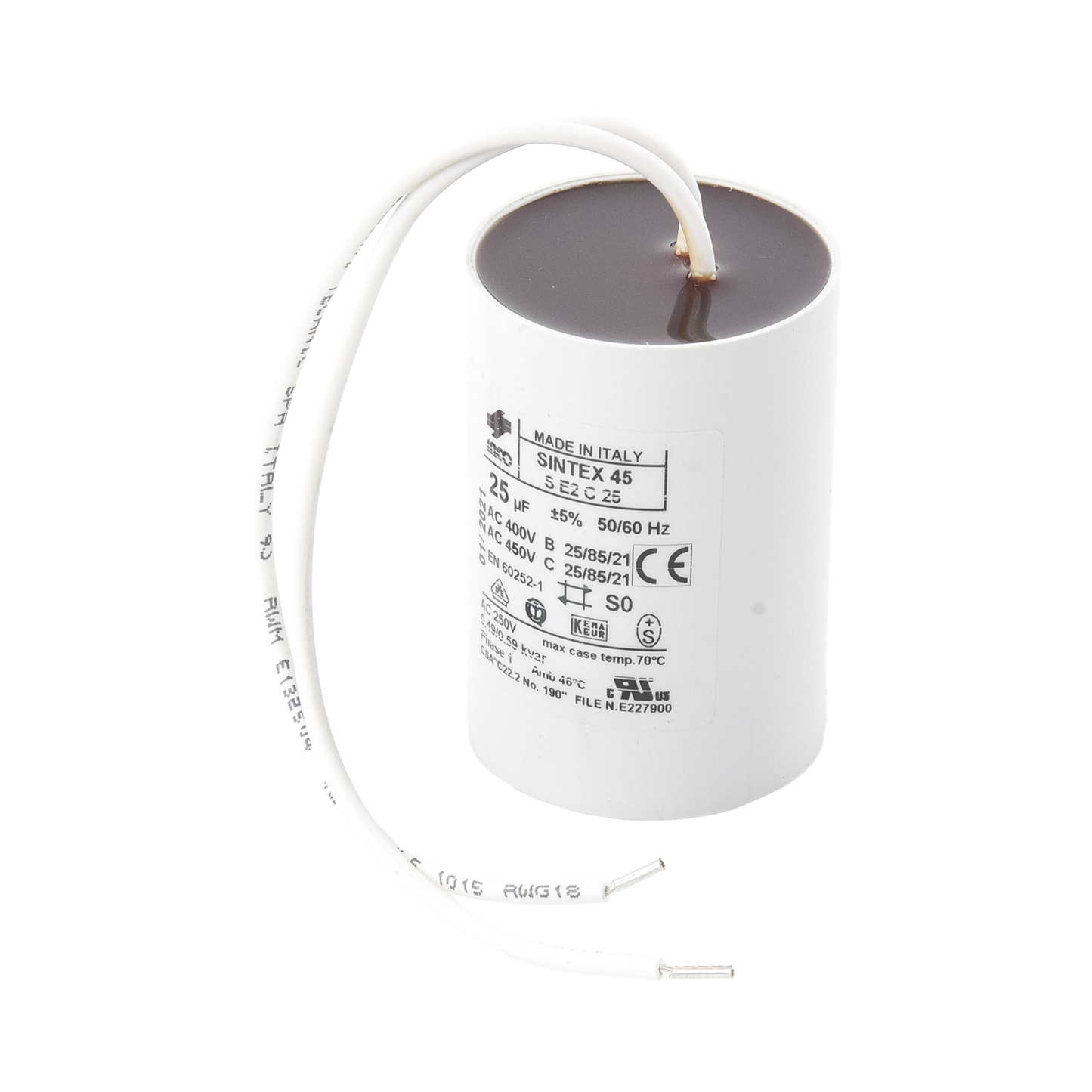 7601355 Capacitor de Arranque de 8 uF Para Barreras FAAC 620 y Barreras 640