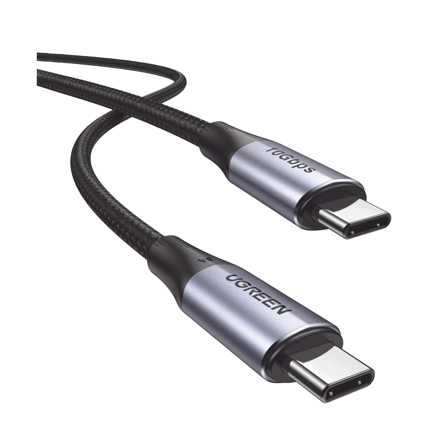 80150 - Cable USB-C a USB-C 3.2 Thunderbolt | 1 Metro | 240W | 10 Gbps | 480 Mbps | Soporta Video 4K@60Hz| Chip E-Market Inteligente | Carcasa de Aluminio | Nylon Trenzado | Blindaje de 4 capas.