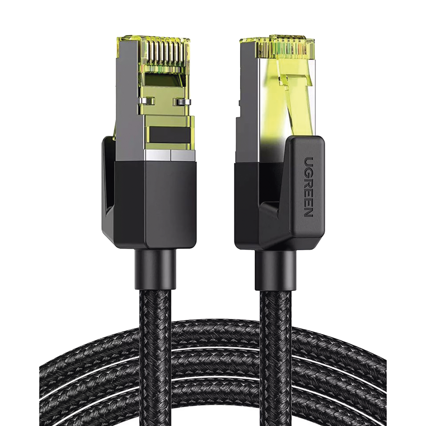 80423 Cable Ethernet Cat7 CLASSâ? F/FTP Redondo con Malla de Nylon 2 Metros