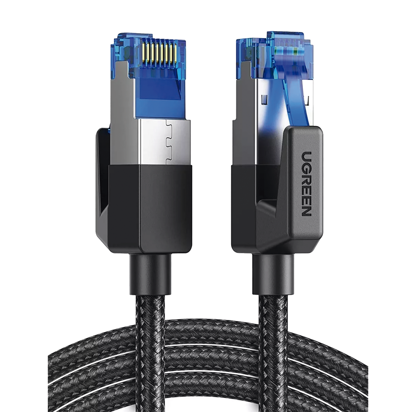 80433 - Cable Ethernet Cat8 Class F/FTP Redondo con Malla de Nylon 5 Metros (16.40 Pies)