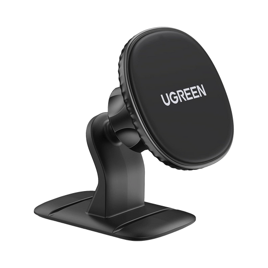 80785 Soporte de Celular Magnético para Auto | 4 Imanes N45 | Adhesivo 3M | Amplia Compatibilidad 4.7 a 7.2? | Rotación de 360° | Tamaño Compacto | 2 láminas magnéticas incluidas | Color Negro.