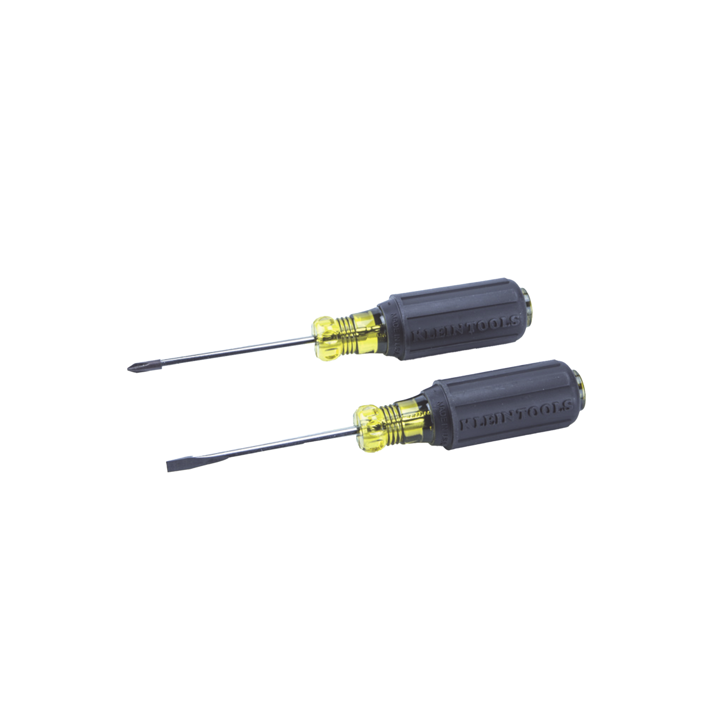 85078 - Juego de 8 Desarmadores con Mango Cushion-Grip™: 2 de punta Plana de 1/4'' (6.4 mm) y 5/16'' (7.9 mm); 2 de punta Cabinet de 5/16'' (7.9 mm) y 3/16'' (4.8 mm); tres de punta Phillips n.º 1, n.º 2 y n