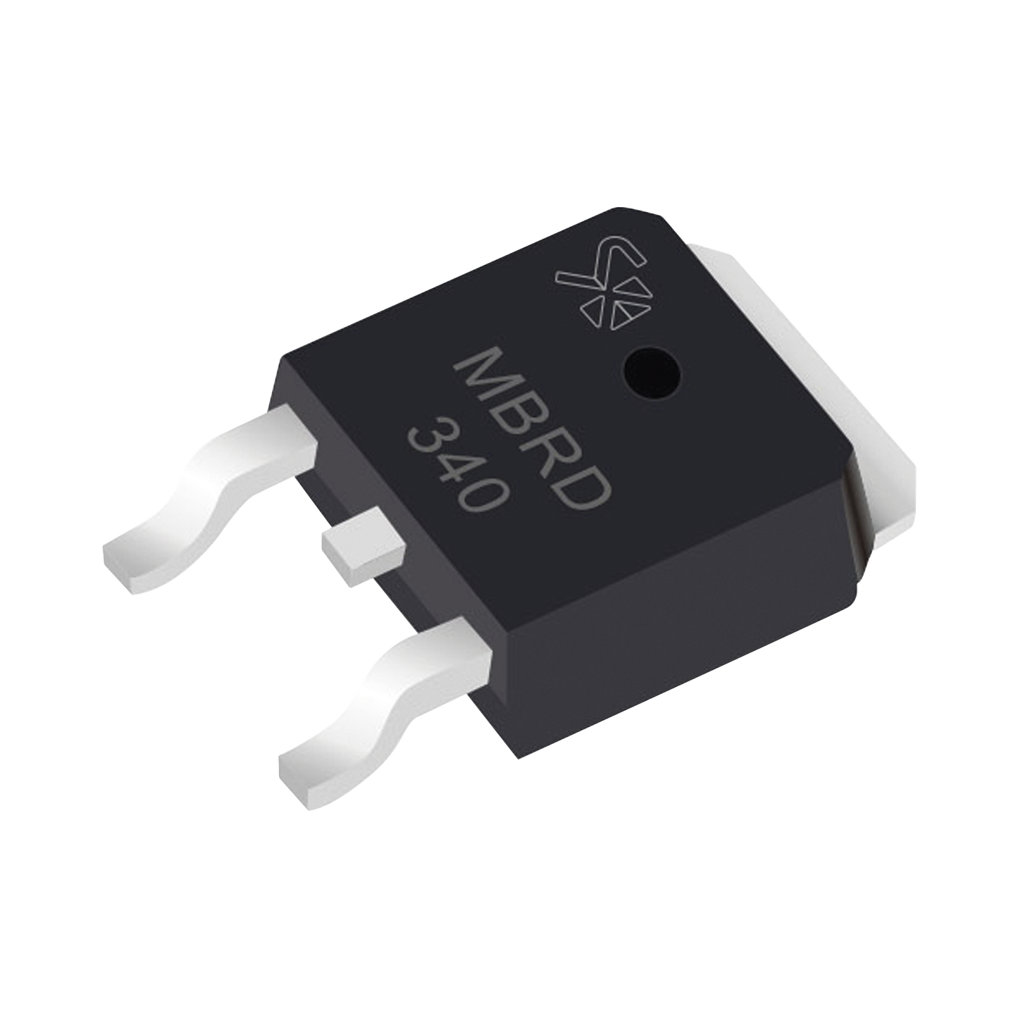 863-MBRD340G - Diodo Rectificador Schottky, 3 Amp., 40 PIV, para SMD, Montaje DPAK, Tipo Anodo Dual.