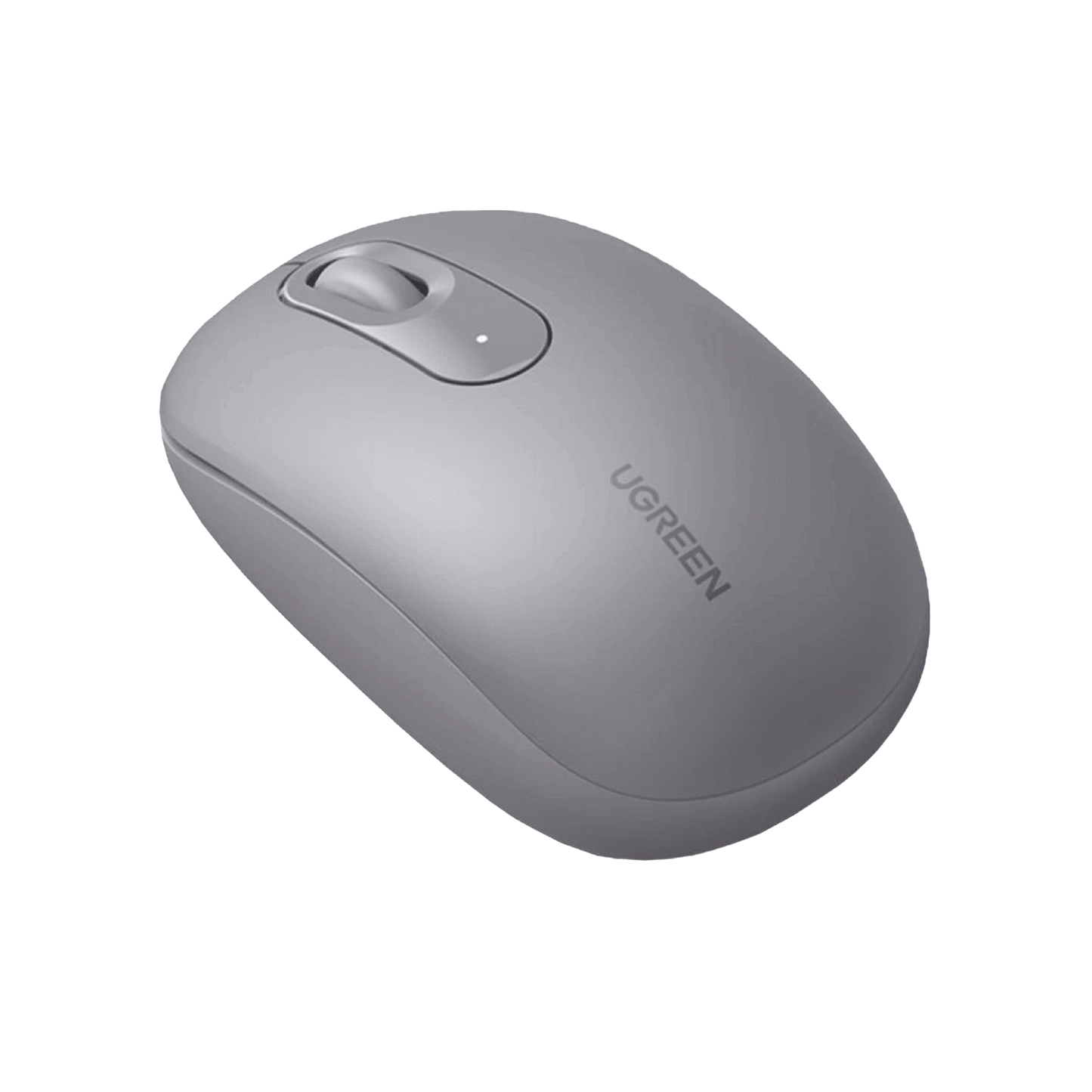 90669 - Mouse Inalámbrico 2.4G 800/1200/1600/2400 DPI | Función de 3 botones | Alcance 10m | Silencioso | Ergonómico | Anti-caída y Anti-interferencias | Batería Alcalina AA incluida | Color Grey.