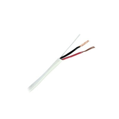 92-59 - Bobina de 305 Metros (1000 Pies) / 2 x 18 AWG / Cable / Blanco / Para Aplicaciones de Alarma / Audio / Control de Acceso / Certificado UL / Resistente al Fuego / Para Interior