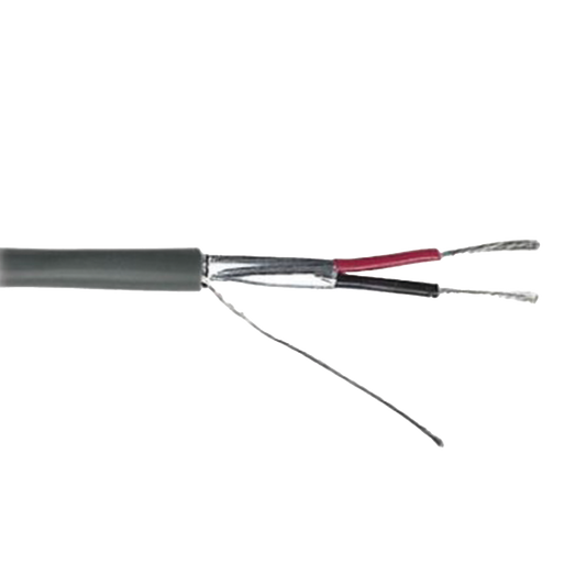 9297 Cable Calibre 22 / 2 Conductores / Blindado / 305 Metros / Riser / UL / Color Gris / Hecho en México