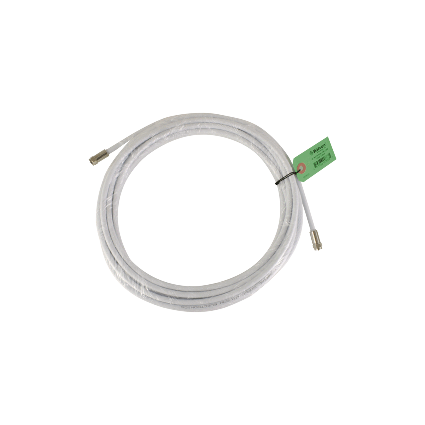 950-630 Jumper Coaxial con Cable Tipo RG-6 en Color Blanco de 9.14 Metros de Longitud y Conectores F Macho en Ambos Extremos. 75 Ohm de Impedancia.