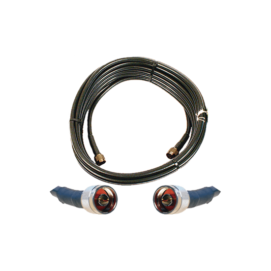 952-350 Jumper Coaxial de 50 Ohm con Cable Wilson-400 | Conector N Macho en los extremos | 15.24 metros de longitud.
