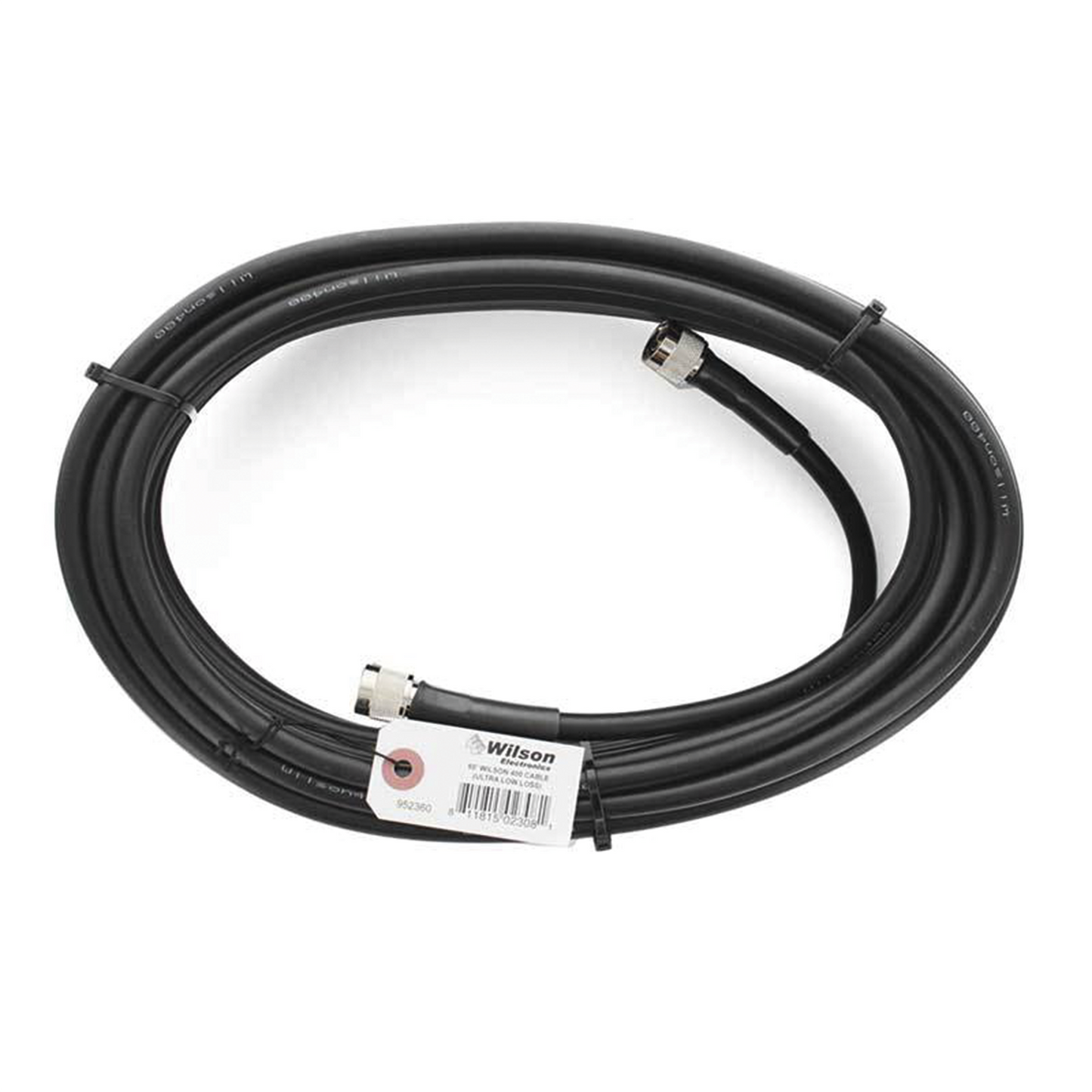 952-360 - Jumper Coaxial con Cable Wilson-400 | Conector N Macho en los Extremos | 18.28 Metros (60 Pies) de Longitud