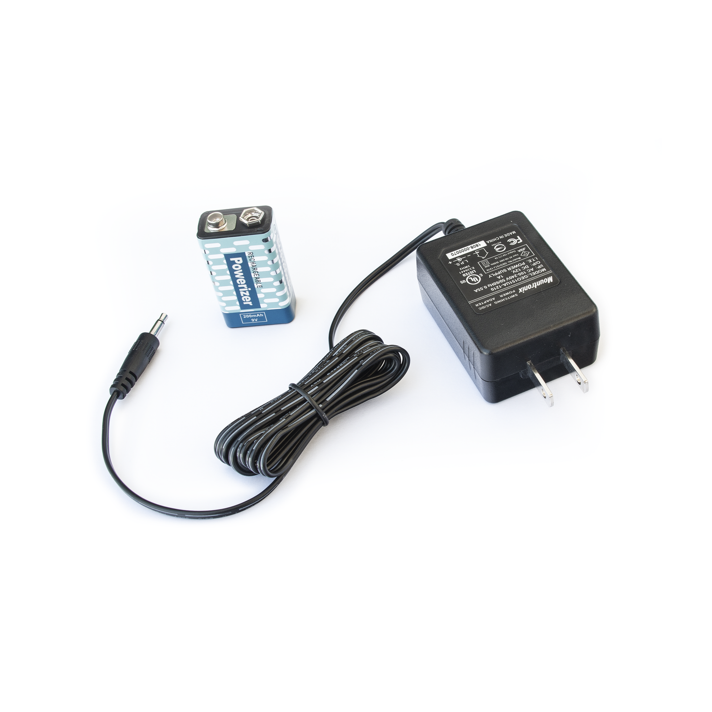 9VBCV2 - Cargador y batería recargable de 9 Vcc para detector portátil RANGER1000 / RANGER15000