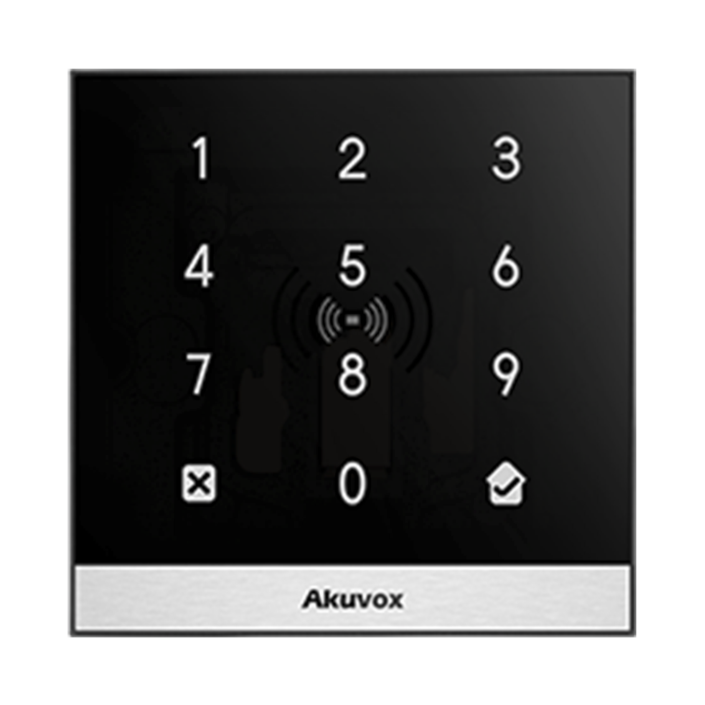 A02 - Teclado de Control de Acceso Inteligente / Administración 100% en la Nube / Interfaz WEB / POE / Lector Prox 125 kHz / MIFARE 13.56MHz / NFC / APP Smart Plus / Control de 1 Puerta / PIN Para Visitas / IP65