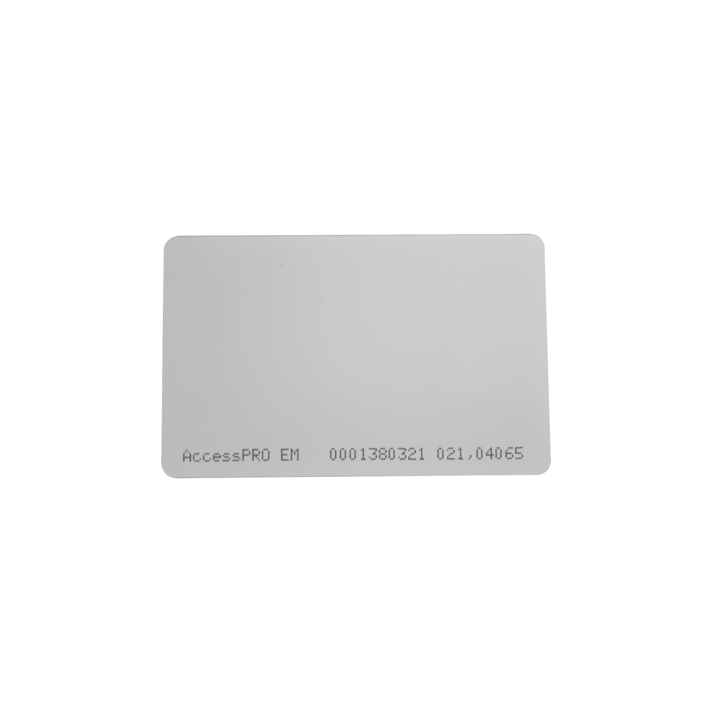 ACCESS-ISO-CARD Tarjeta Proximidad Delgada 125 Khz (tipo EM) / Imprimible