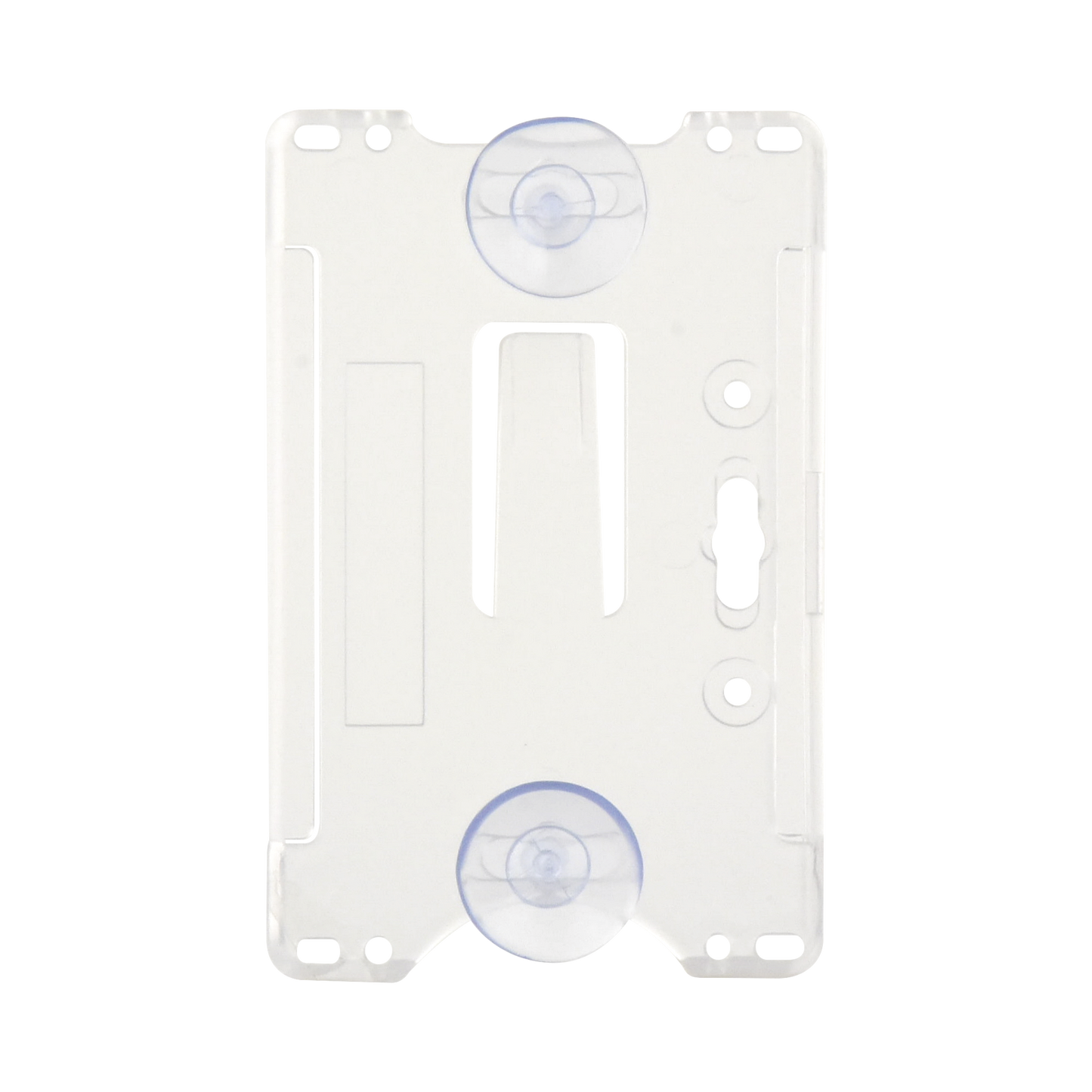 ACCESS-HOLDERA - Porta tarjeta de plastico ABS / Transparente / Compatible con tarjetas ACCESSCARDEPC / PROCARDX o Formato CR80