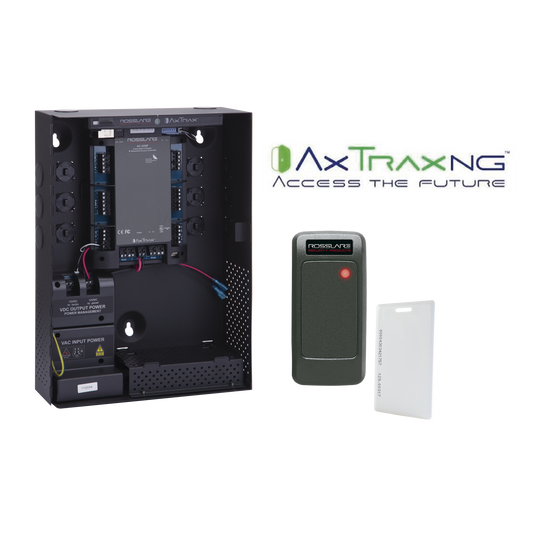 ACK24US Kit de Control de Acceso para 2 Lectoras (Incluidas) / 30,000 Tarjetas / Incluye Gabinete y Fuente de Alimentación / Nueva generación!