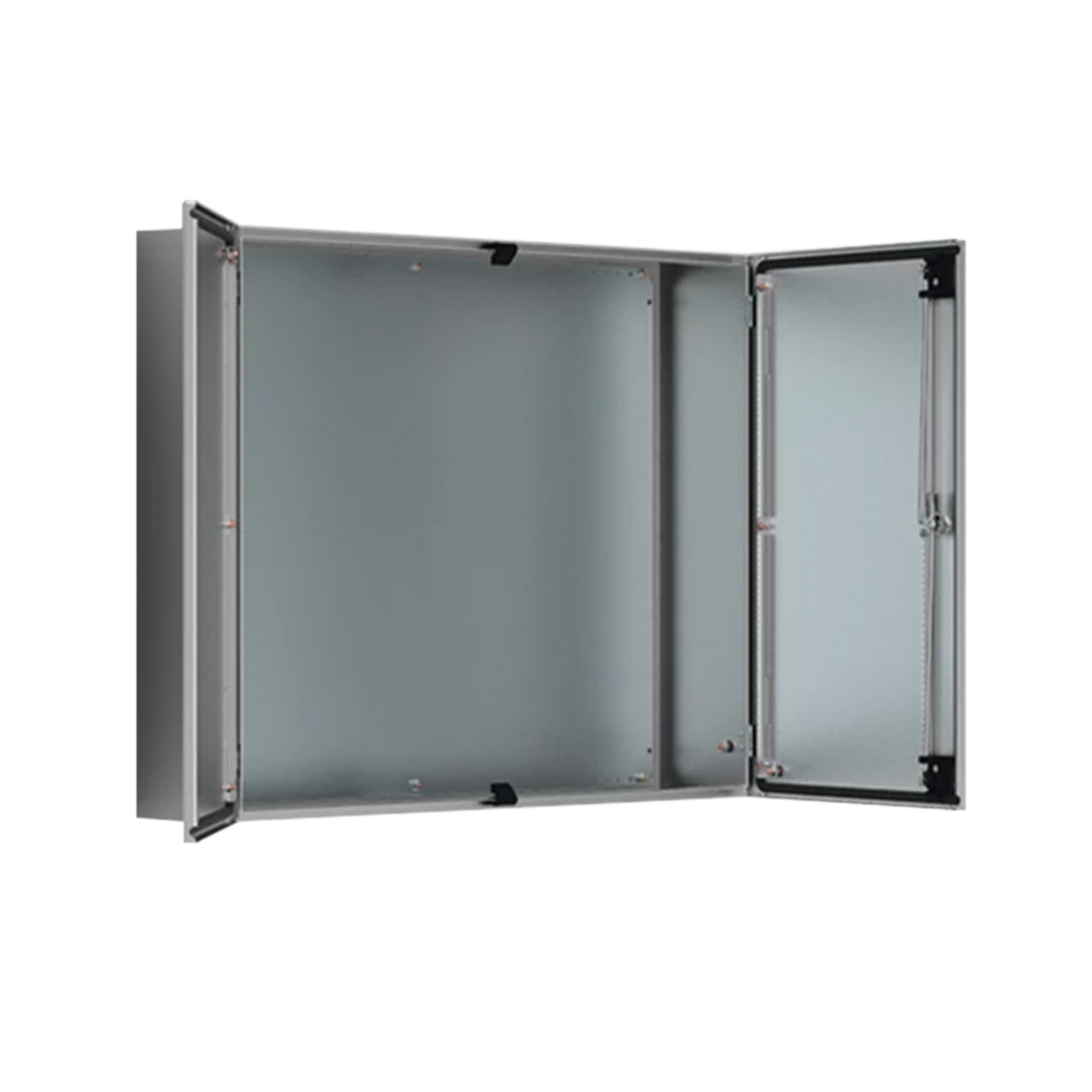 ADR1201240 - Gabinete de Doble Puerta, 1200 x 1200 x 400 mm, de Acero Inoxidable, Cepillado. Protección NEMA 12, IP55, IK10