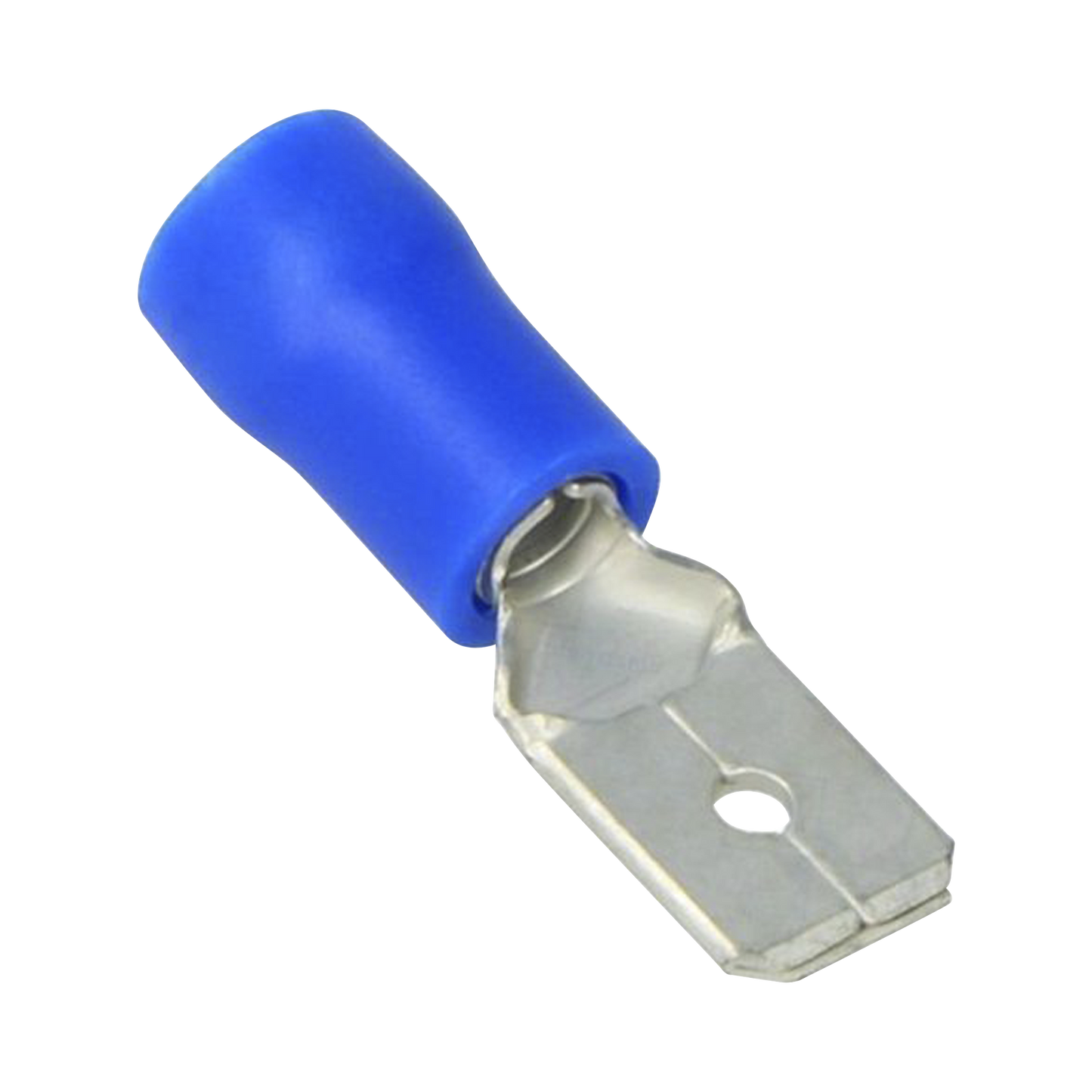 AE51201 - Terminal tipo macho aislada / 16 - 14 AWG / Azúl / Paquete de 25 piezas.