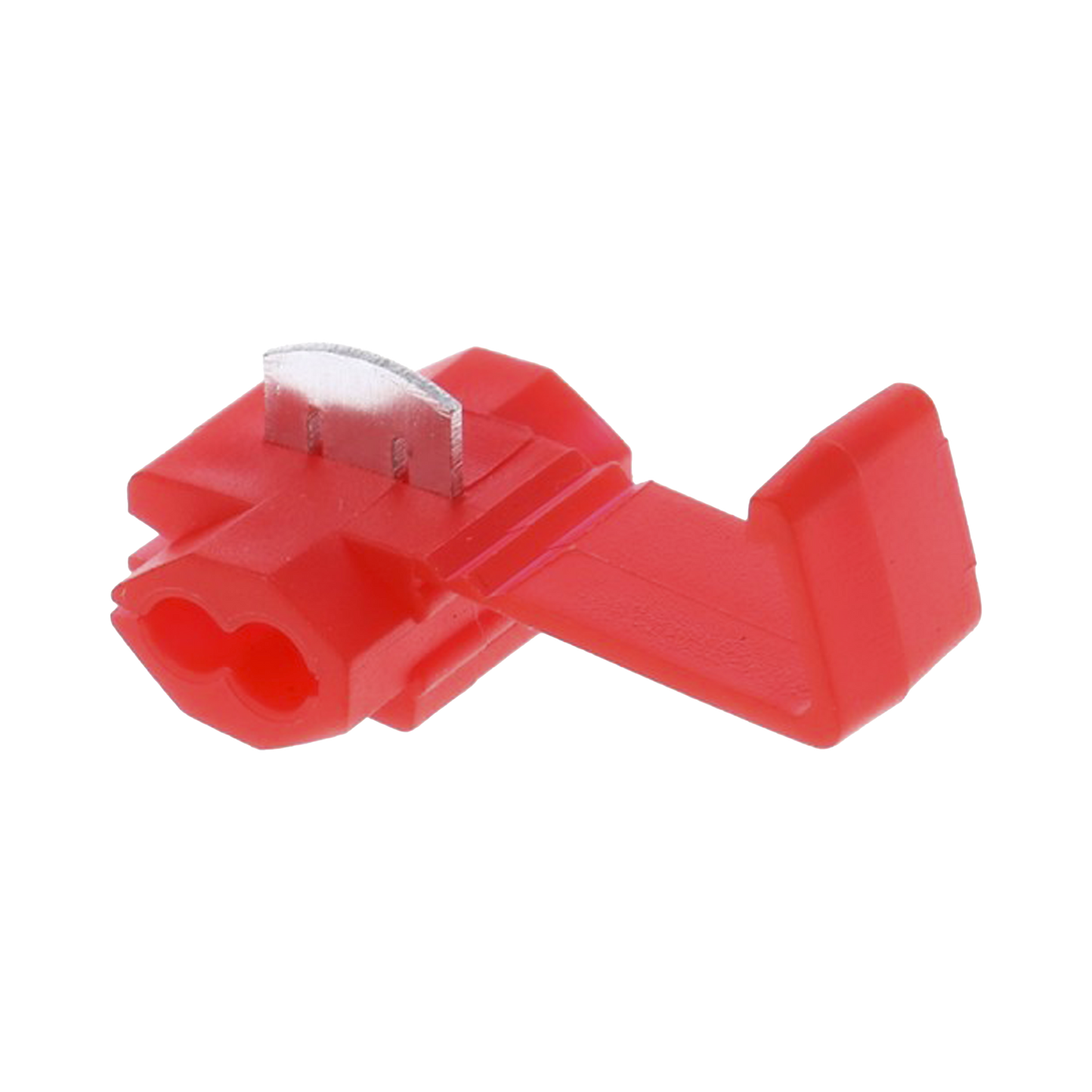 AECW-1-25 - Terminal tipo almeja / 22 - 18 AWG / Rojo / Paquete de 25 piezas.
